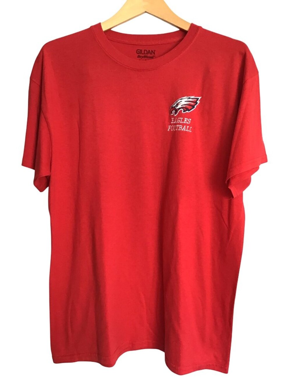 GILDAN- MENS SHORT SLEEVE GHRAPHIC FRONT 100% COTTON T-SHIRT SIZE LARGE